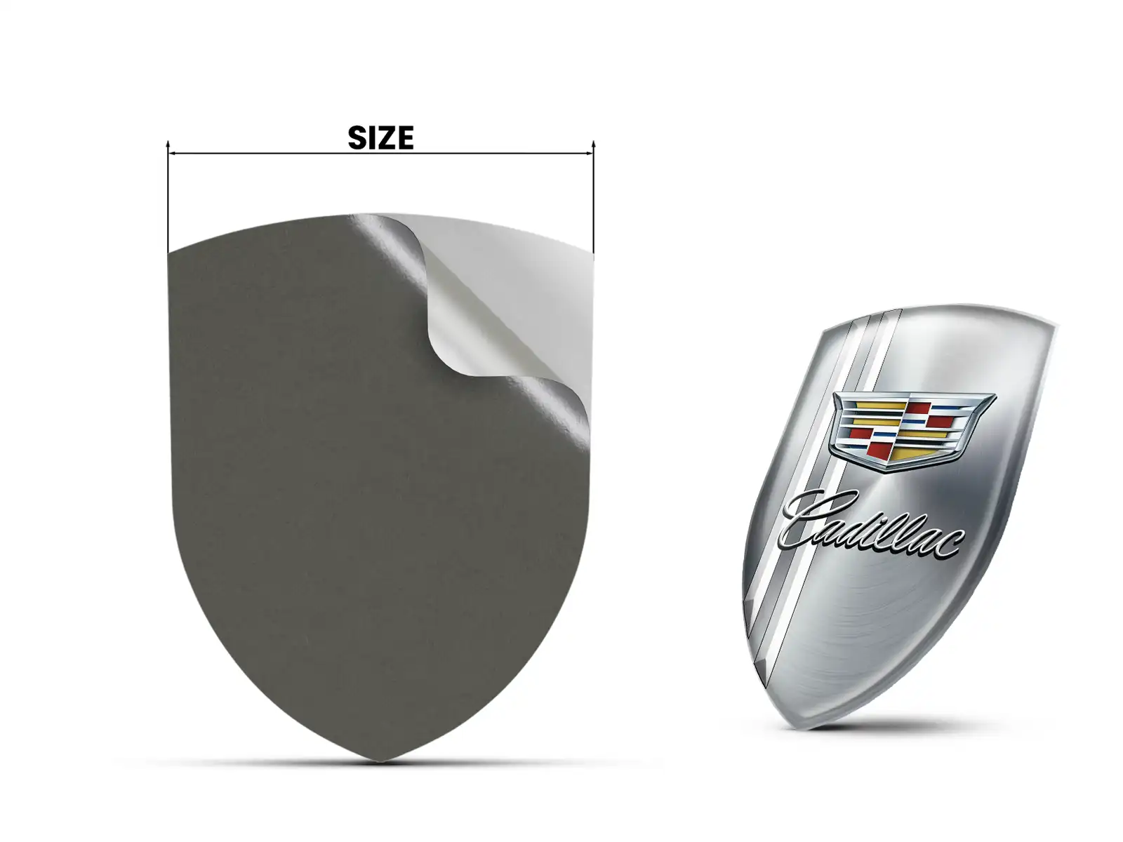 Cadillac Epoxy Domes Aufkleber Premium Look Domes Limited X